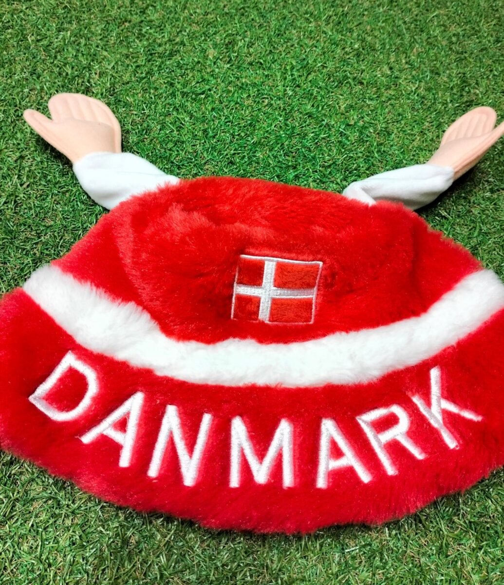 Denmark cap, close-up of details and tags 3