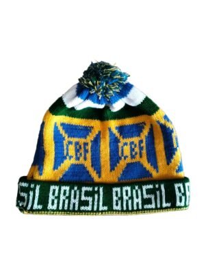 Brazil kids winter hat, product photo 1
