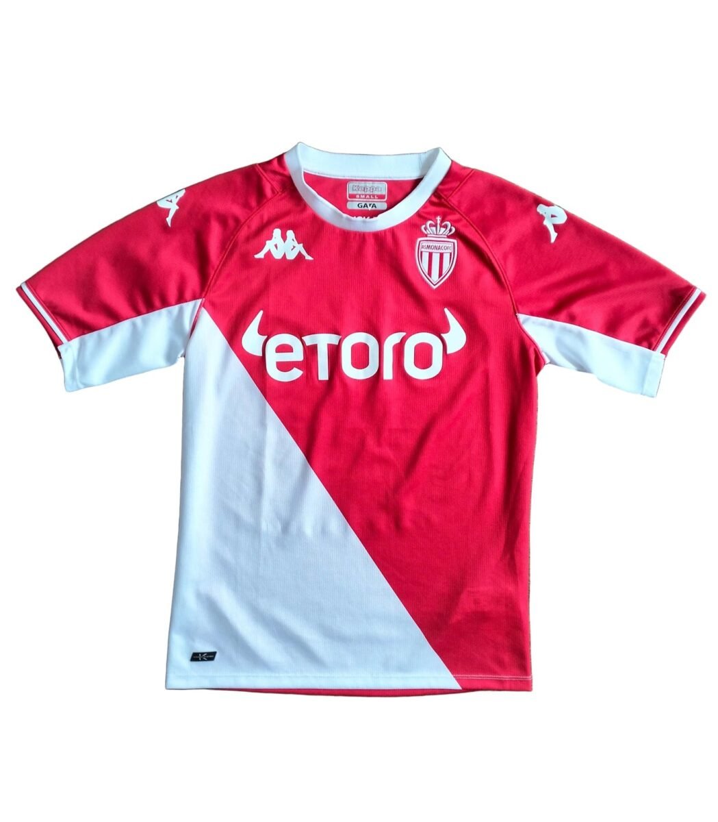 AS Monaco 2021/22 Kappa home shirt, product photo 1