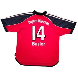 Bayern Munich 1999-2001 Adidas home shirt - Mario Basler, product photo 1