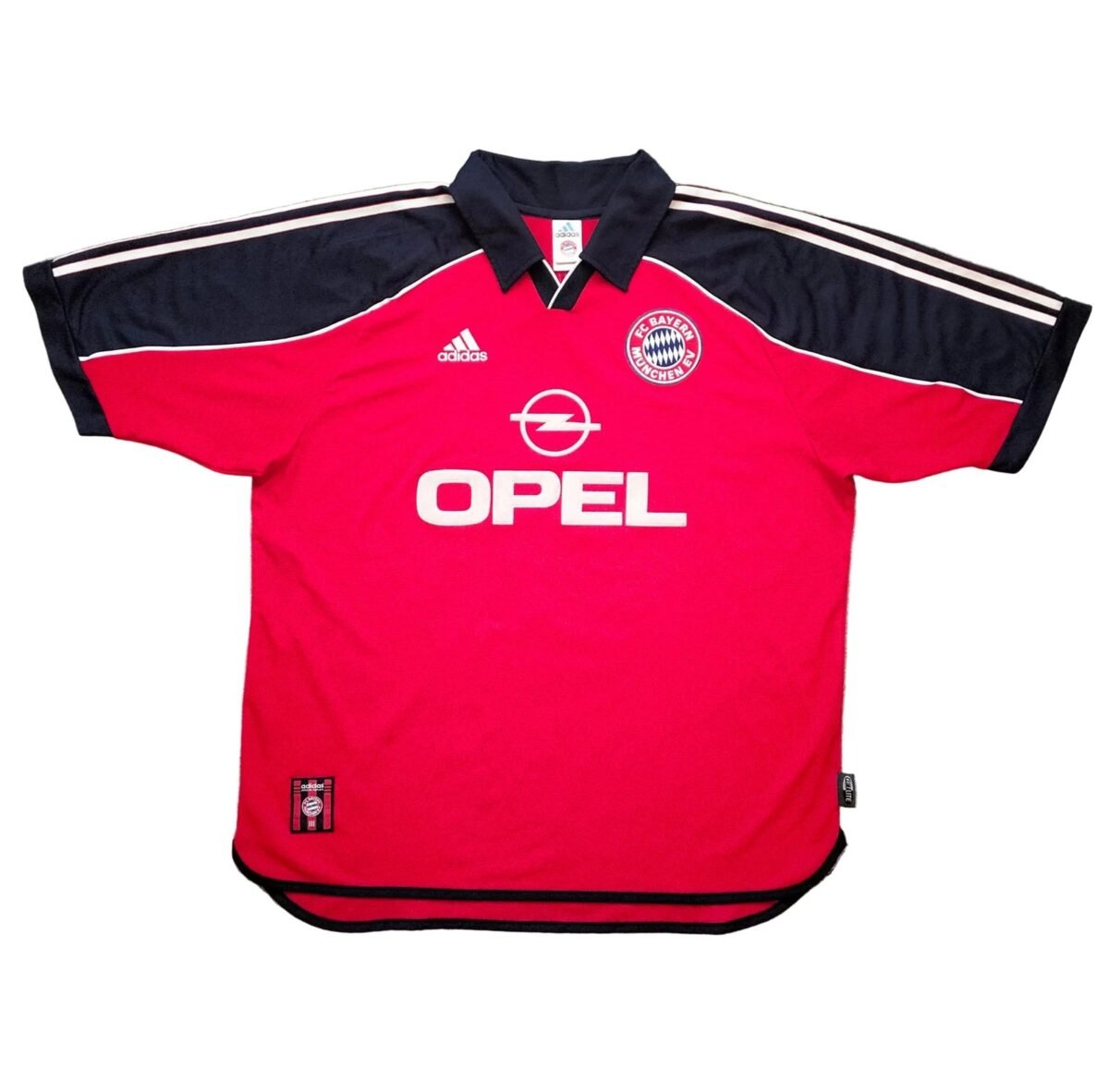 Bayern Munich 1999-2001 Adidas home shirt - Mario Basler, product photo 2