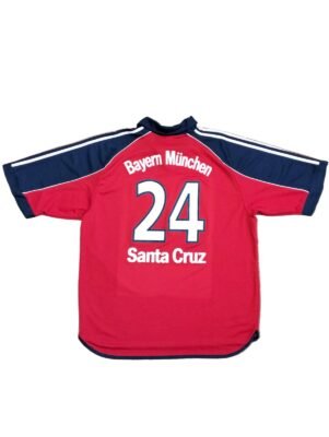 Bayern Munich 1999-2001 Adidas home shirt - Roque Santa Cruz, product photo 1
