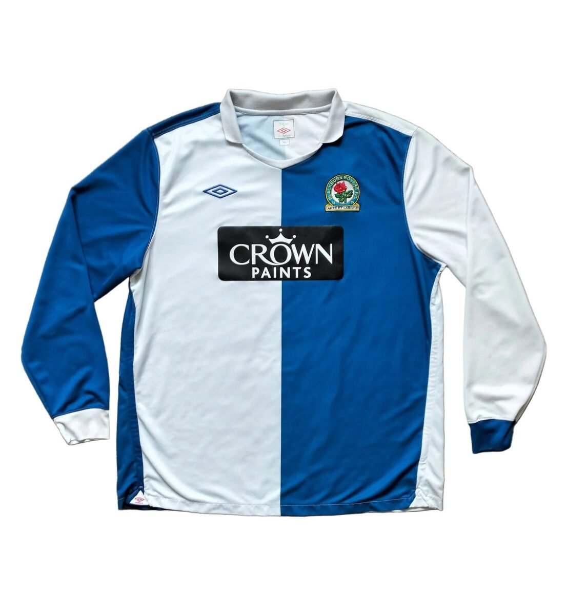 Koszulka Blackburn Rovers 2010/11 domowa z długim rękawem Umbro, zdjęcie produktowe 1
