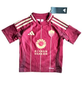 Koszulka dziecięca AS Roma 2024/25 domowa Adidas (104 cm), zdjęcie produktowe 1