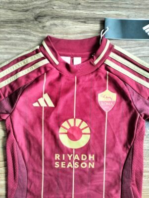 Koszulka dziecięca AS Roma 2024/25 domowa Adidas (104 cm) 4