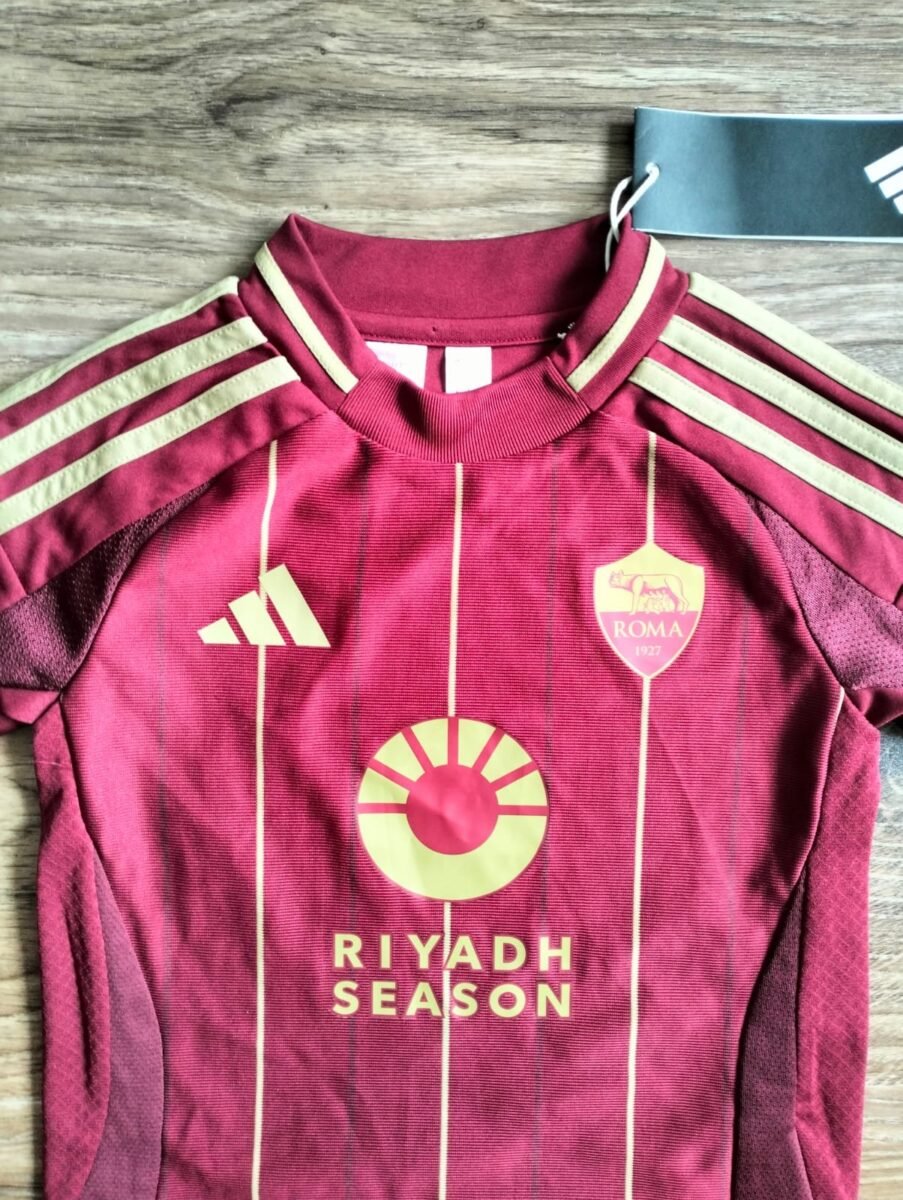 Koszulka dziecięca AS Roma 2024/25 domowa Adidas (104 cm) 4