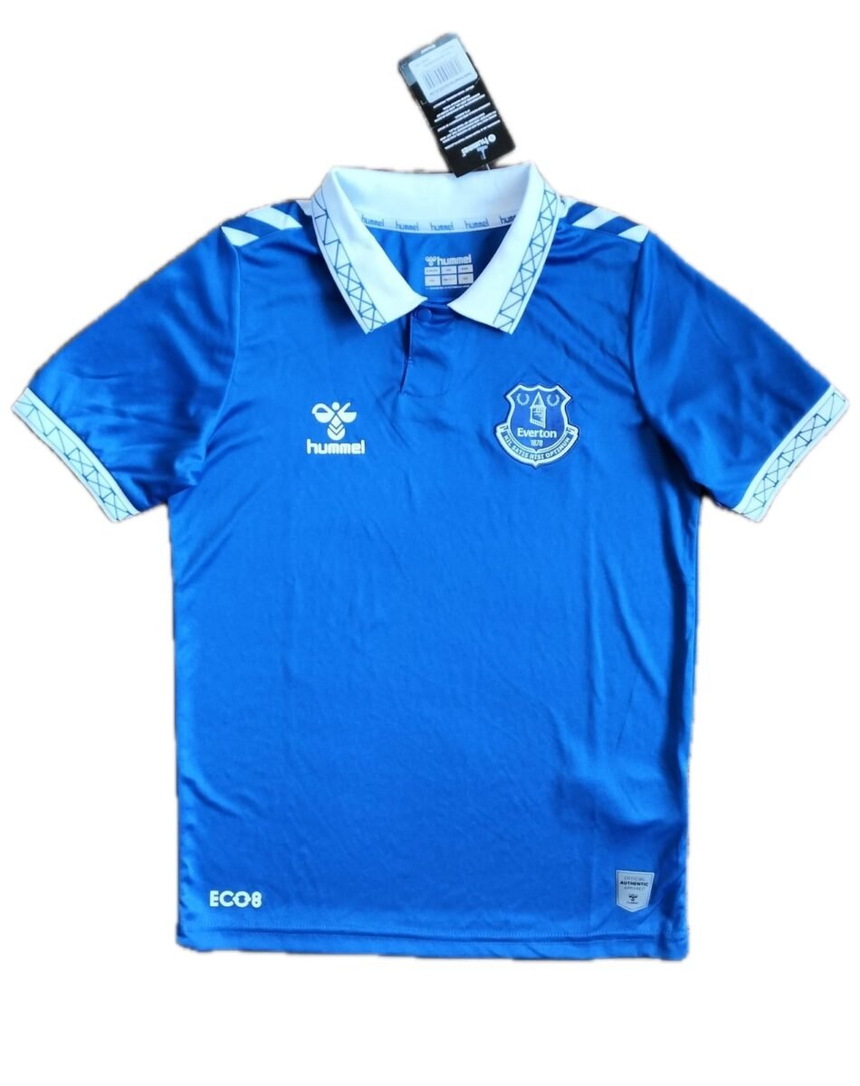 Koszulka dziecięca Everton 2023/24 domowa Hummel 1