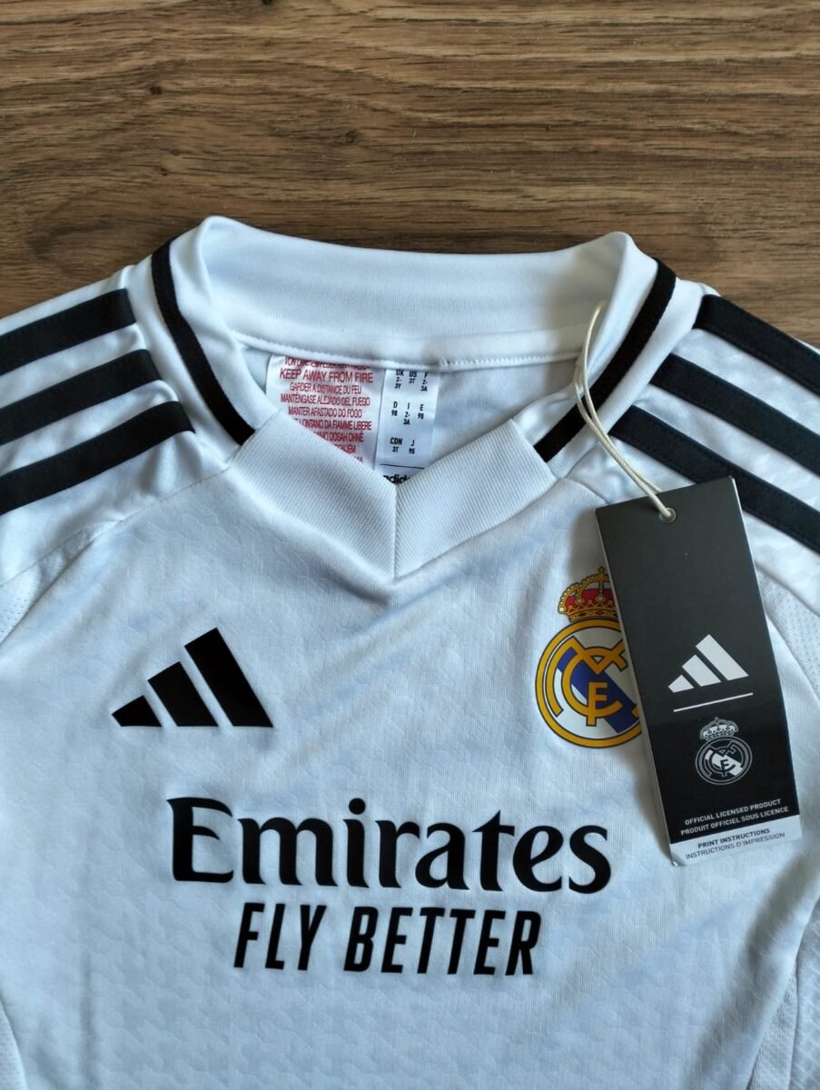 Koszulka dziecięca Real Madryt 2024/25 domowa Adidas (98 cm) 6