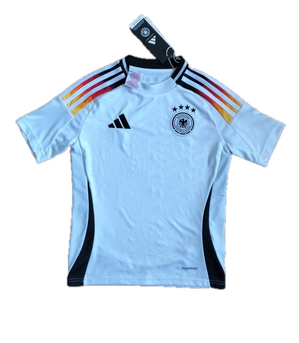 Koszulka dziecięca reprezentacji Niemiec 2024/25 domowa Adidas 1