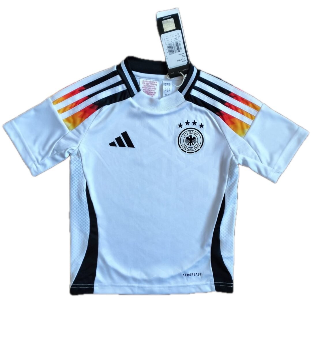 Germany 2024/25 Adidas kids home shirt (110 cm), product photo 1