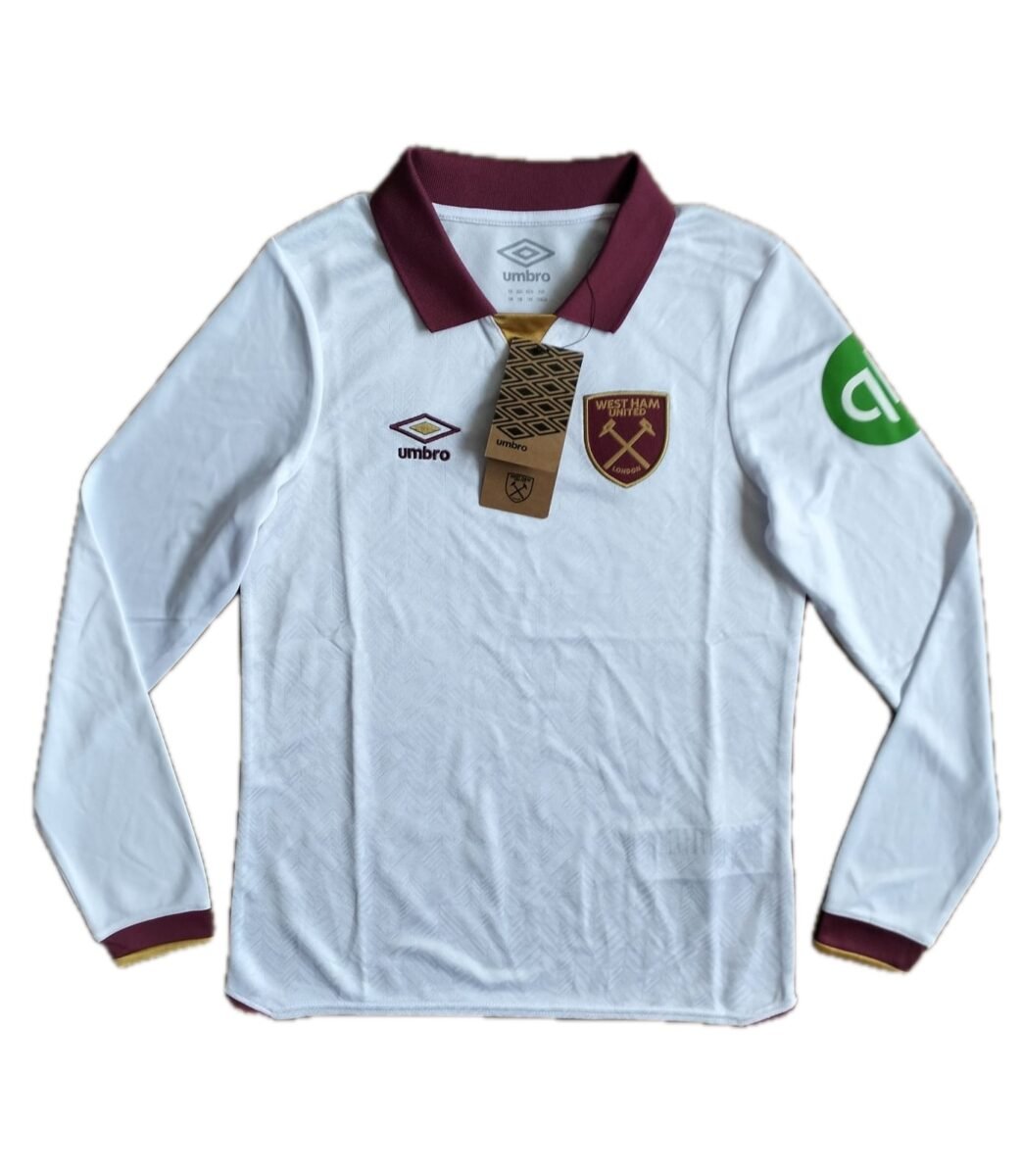 Koszulka dziecięca West Ham United 2024/25 trzecia z długim rękawem Umbro, zdjęcie produktowe 1