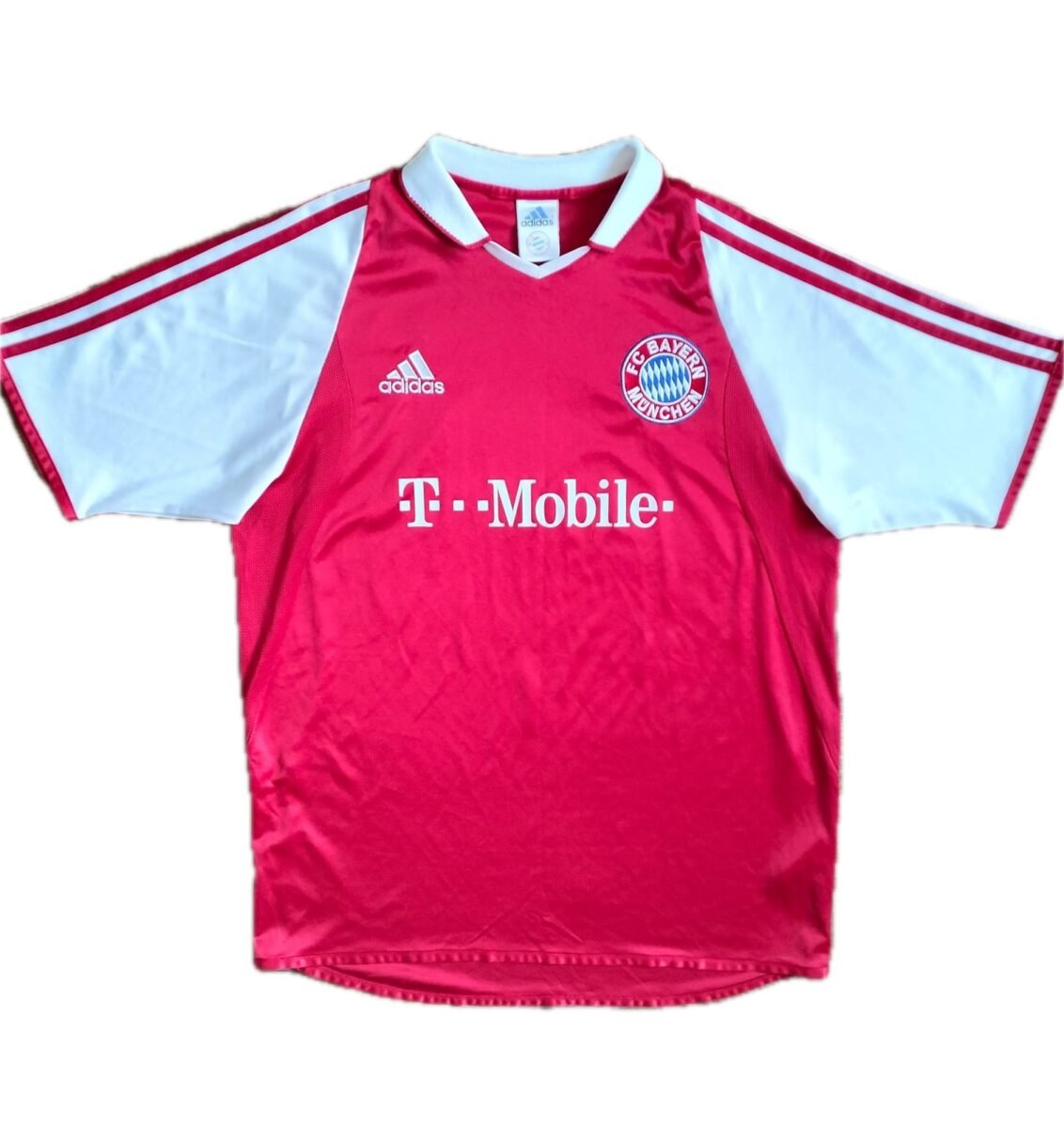 Koszulka młodzieżowa Bayern Monachium 2003/04 domowa Adidas, zdjęcie produktowe 1