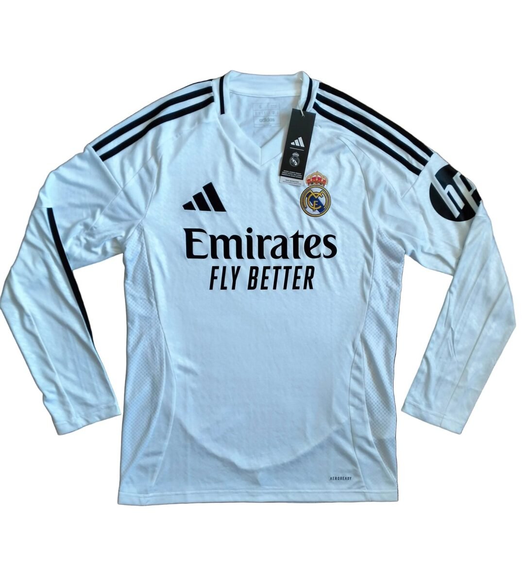 Koszulka Real Madryt 2024/25 domowa z długim rękawem Adidas, zdjęcie produktowe 1