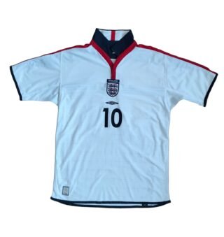 Koszulka reprezentacji Anglii 2003-2005 domowa Umbro - Michael Owen, zdjęcie produktowe 2