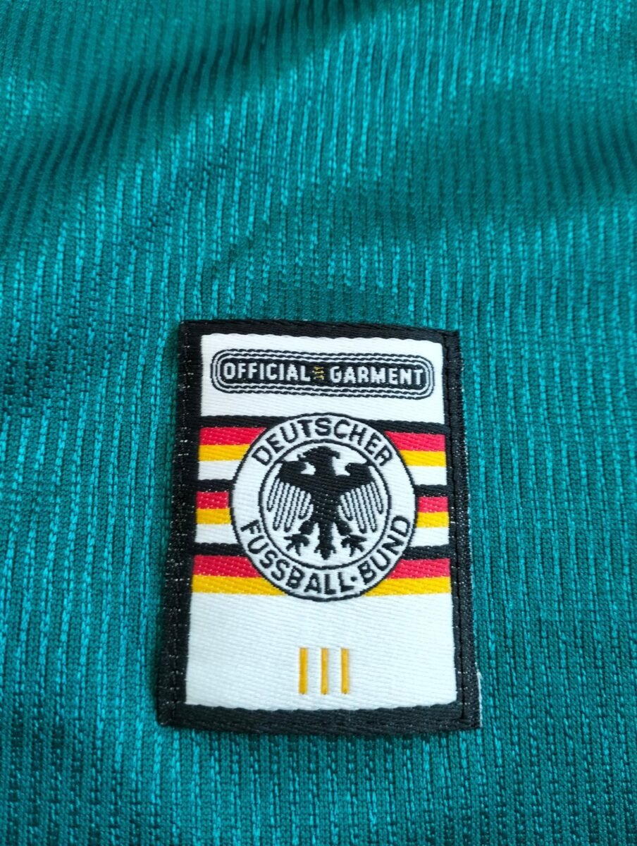 Germany 1998-2000 Adidas away shirt, close-up of details and tags 3