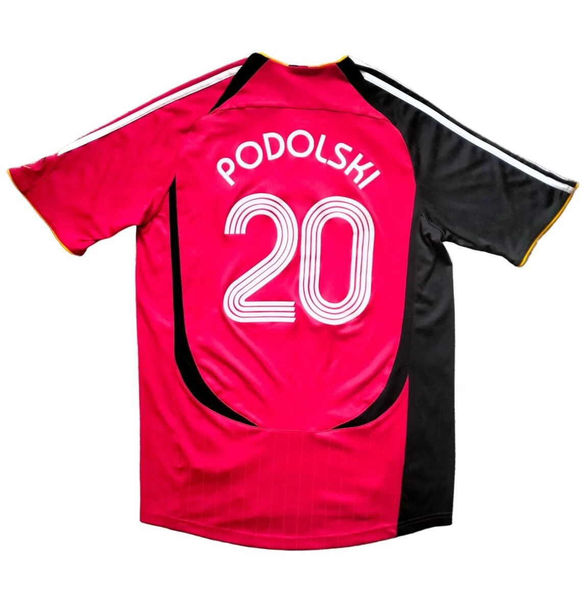 Koszulka reprezentacji Niemiec 2006 wyjazdowa Adidas - Lukas Podolski, zdjęcie produktowe 1