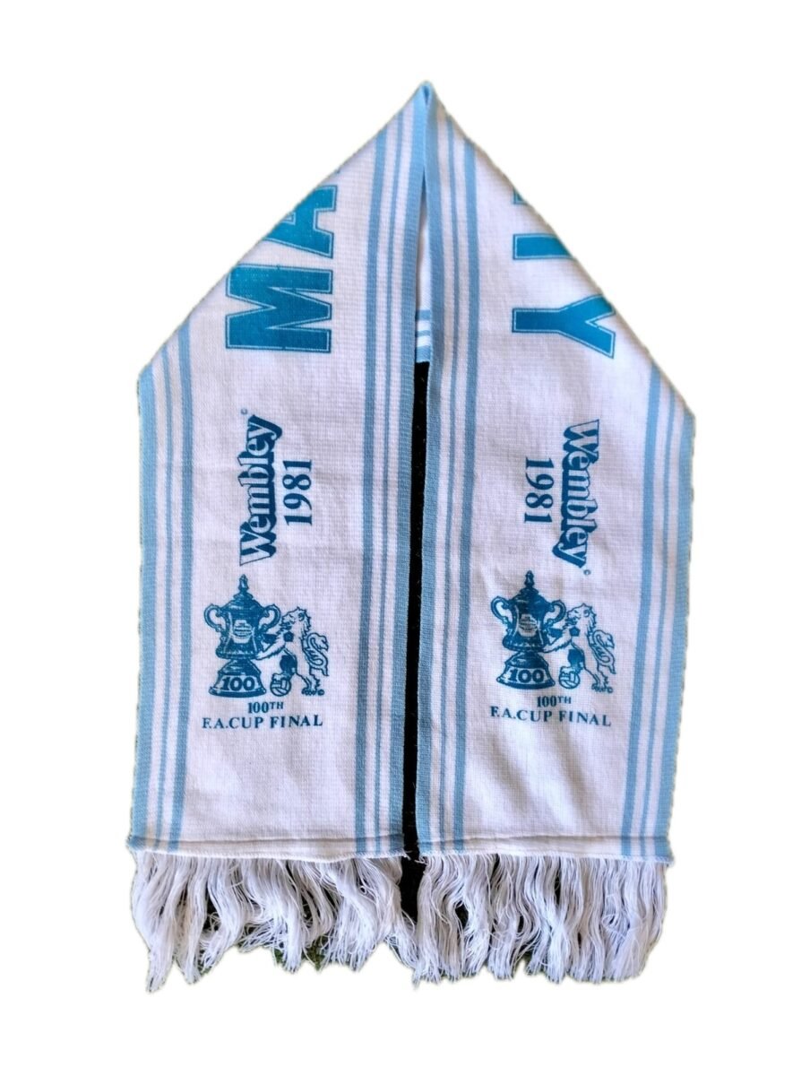 Szalik Manchester City - finał Pucharu Anglii 1981 2