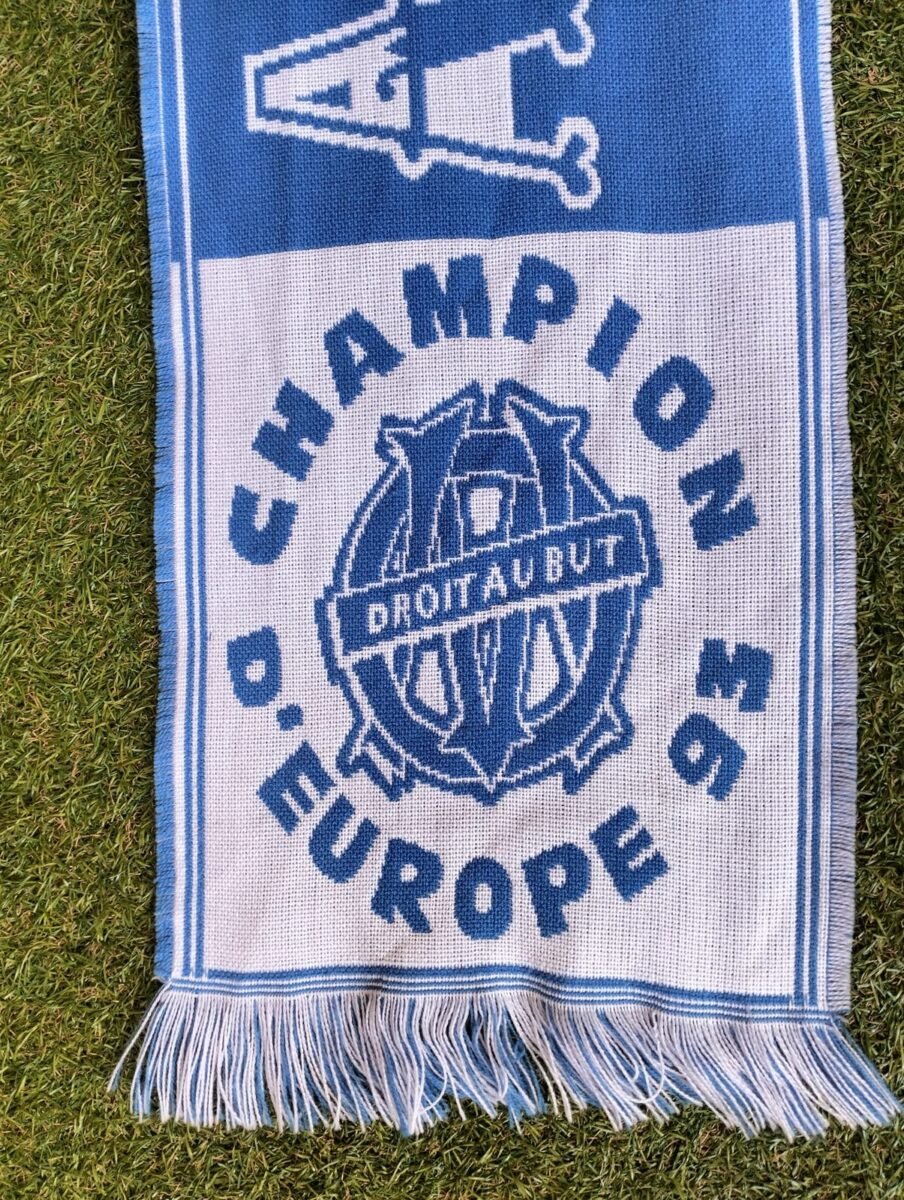 Szalik Olympique Marsylia 1993 - zwycięzca pierwszej edycji Ligi Mistrzów 3